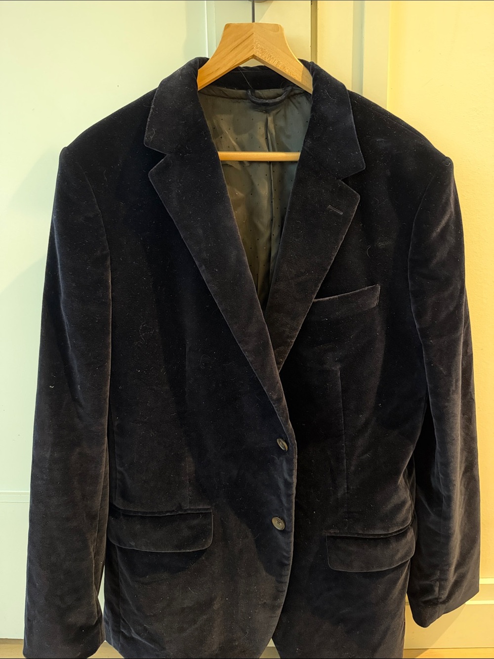 Bonobos Velvet Blazer in Navy
